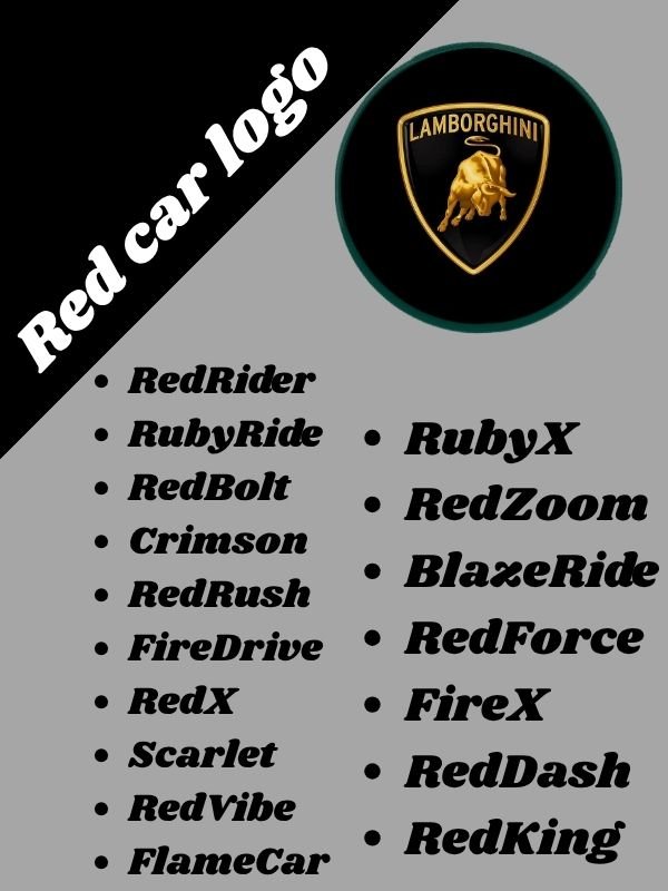 Red car logo