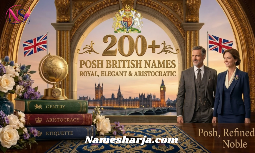 200+ Posh British Names_ Royal, Elegant & Aristocratic