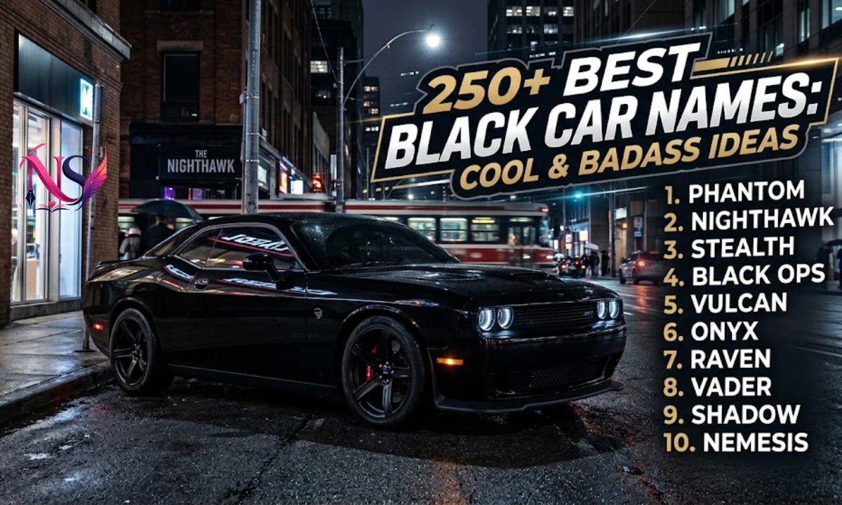 250+ Best Black Car Names C