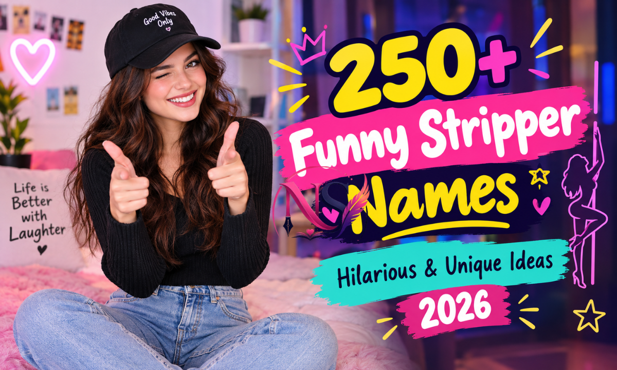 250+ Funny Stripper Names Hilarious & Unique Ideas 2026