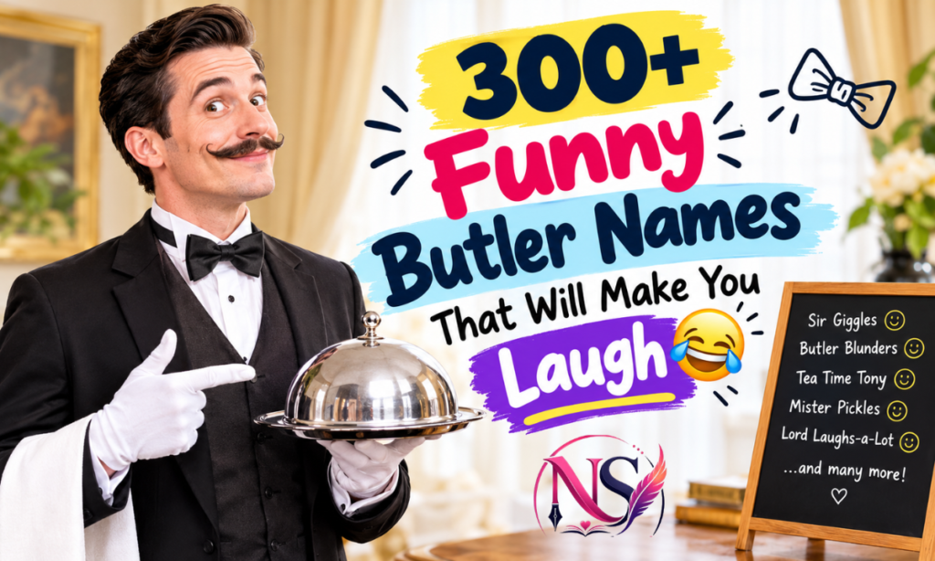 300+ Funny Butler Names That Will Make You Laugh
