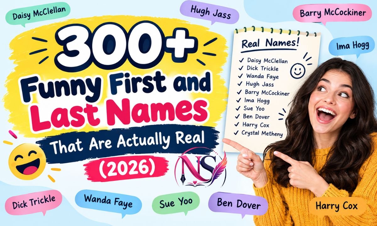 300+ Funny First and Last Names That Are Actually Real (2026) 