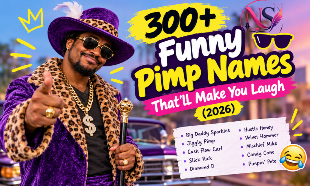 300+ Funny Pimp Names
