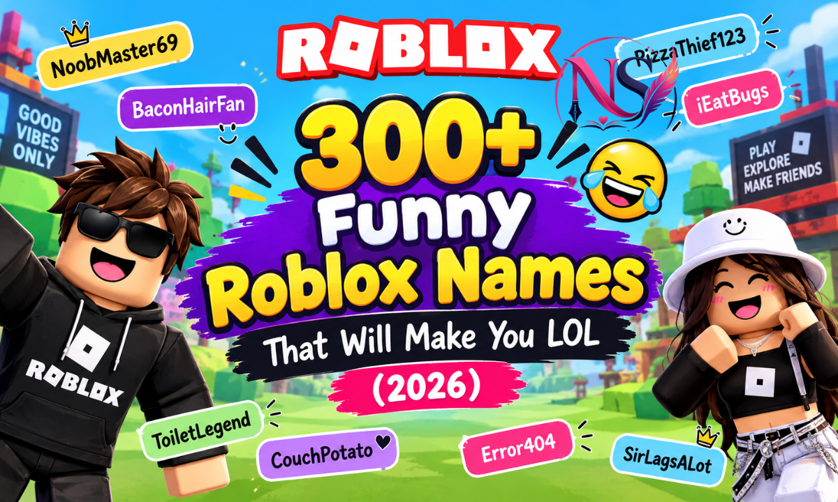 300+ Funny Roblox Names That Will Make You LOL (2026)