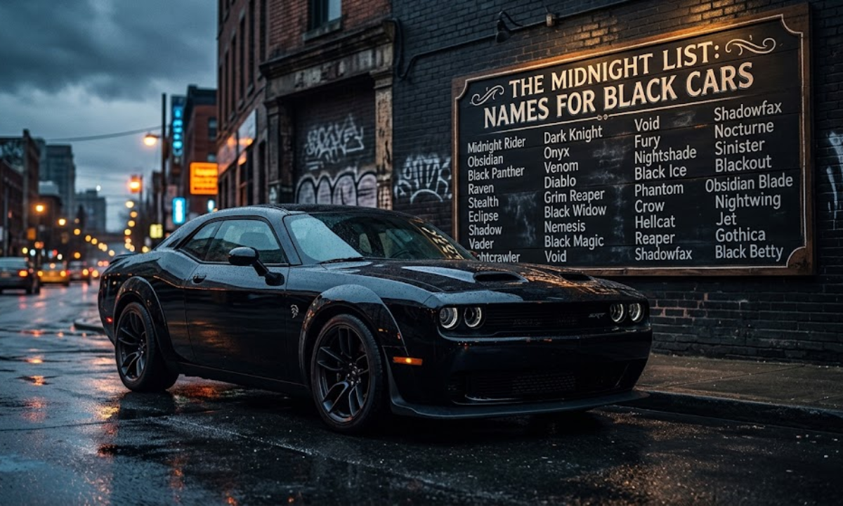 Car Names for Black Cars