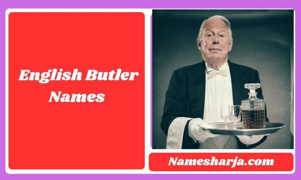 English Butler Names