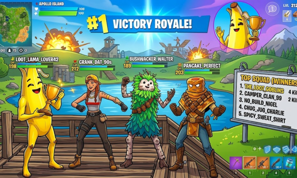 Funny Fortnite Names For Games