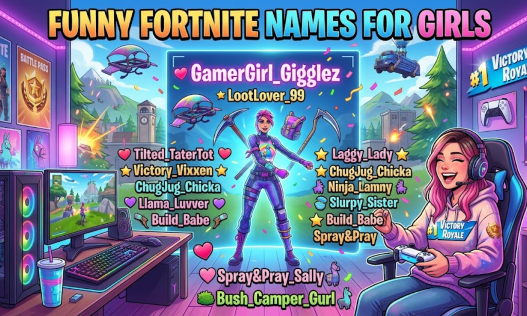 Funny Fortnite Names For Girls