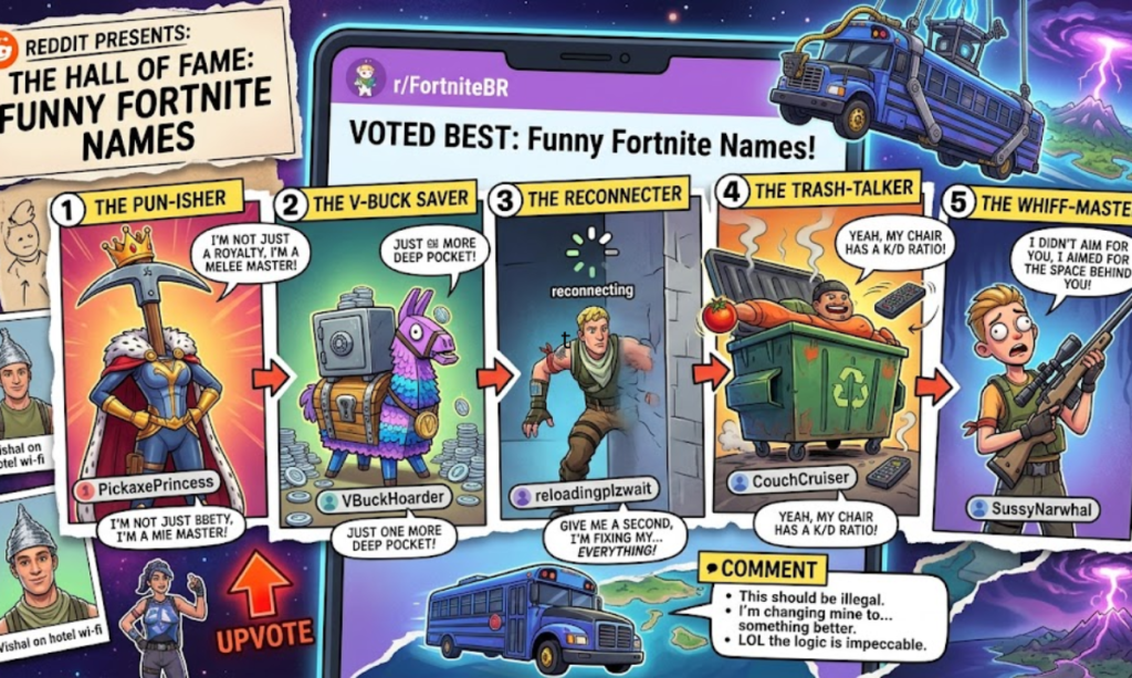Funny Fortnite Names Reddi