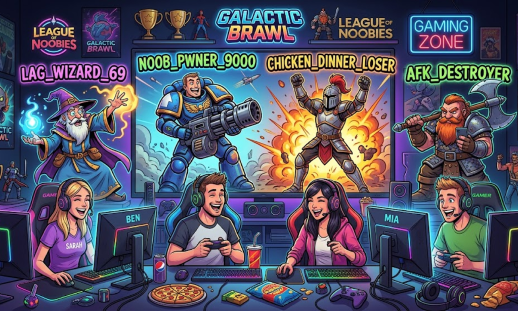 Funny Gamer Nicknames
