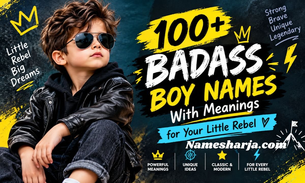 N100+ Badass Boy Names With Meanings for Your Little Rebel