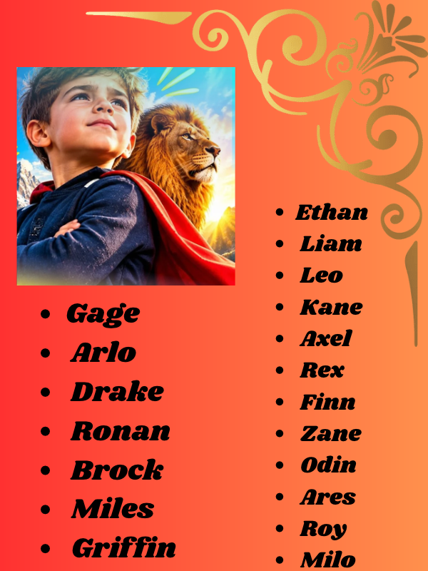 Names That Mean Strong-Willed Boy