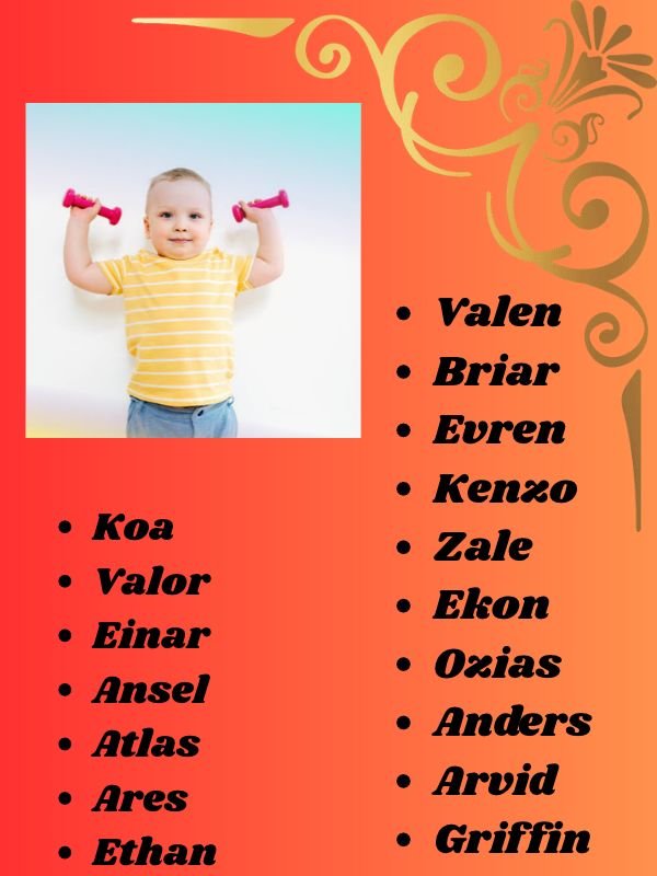 Rare and Unique Baby Names That Mean Strong