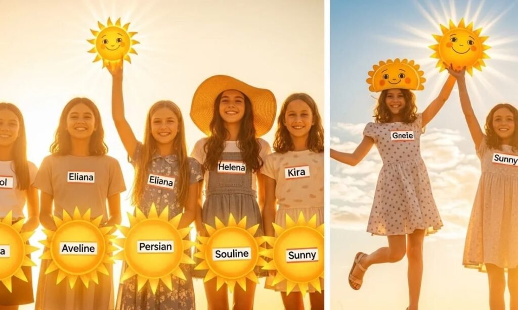 Top Sun Names for Girls