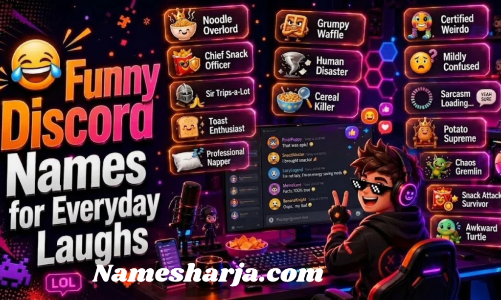 300+ Funny Discord Names_ Cool, Weird & Hilarious 2026