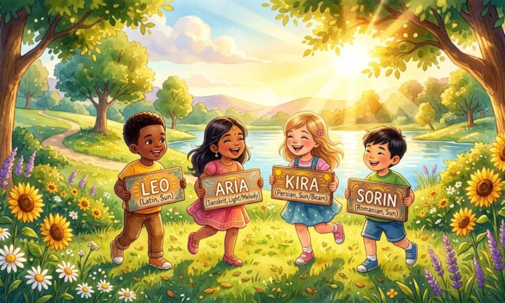 Names That Mean Sun and Light