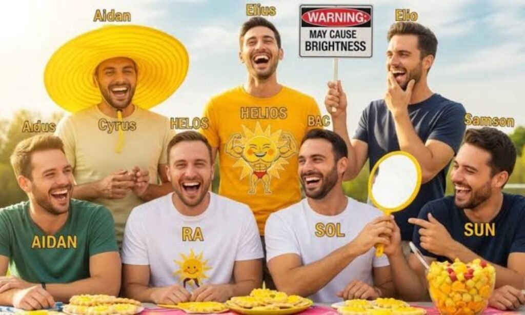 Top Sun Names for boys
