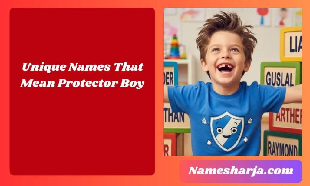 Unique Names That Mean Protector Boy